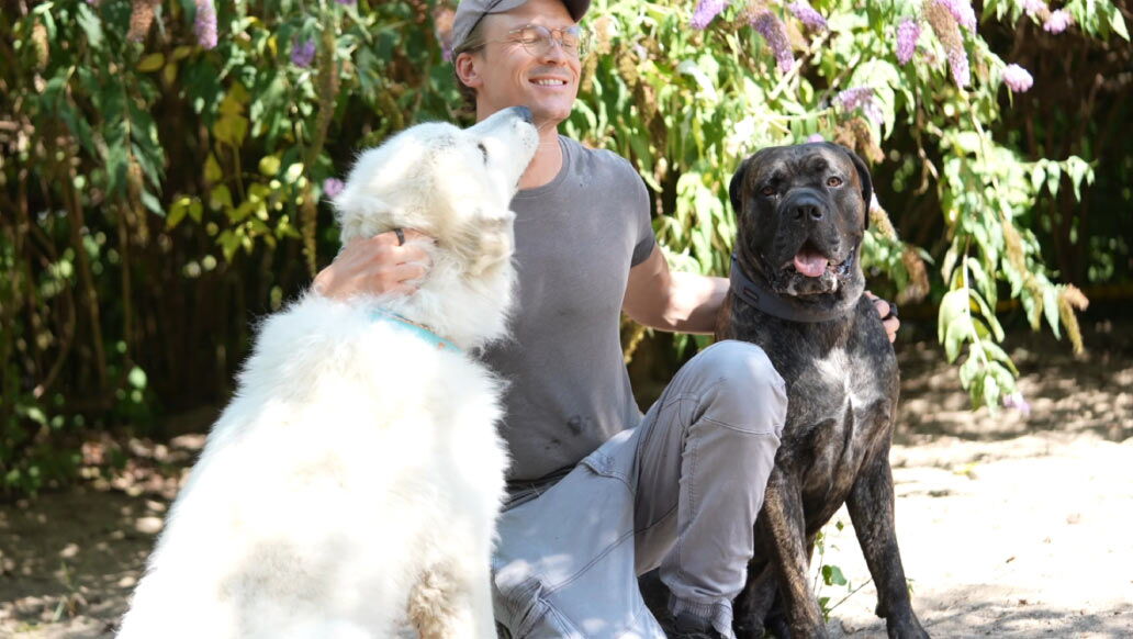 Jontahan Jatzlau mit Hunden